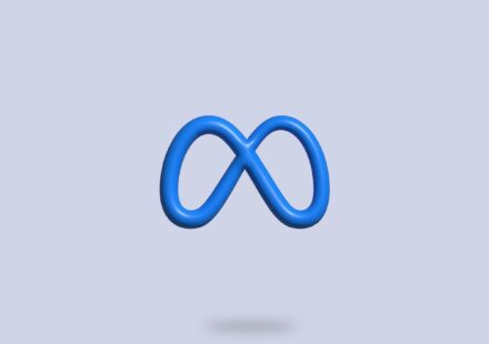 an image of an infinite sign on a blue background