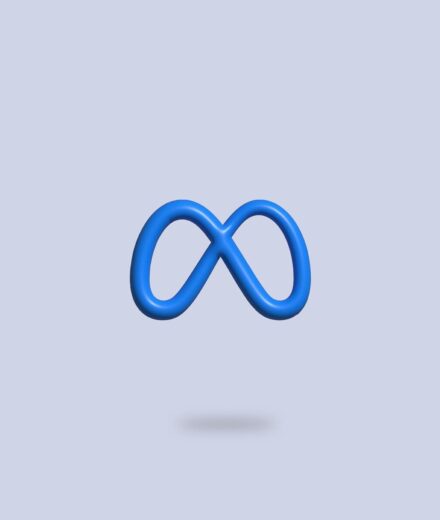 an image of an infinite sign on a blue background