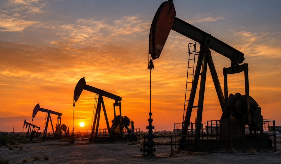 Sunset Oilfield Pumpjacks