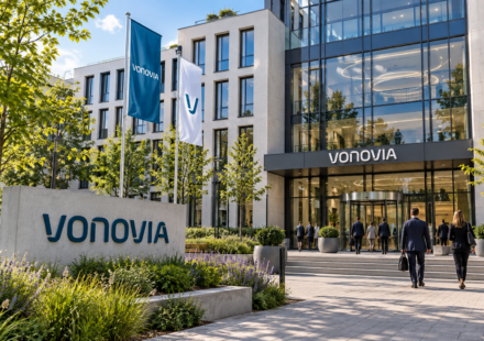 Vonovia share price slowly forms a risky inverted C&H pattern as risks rise