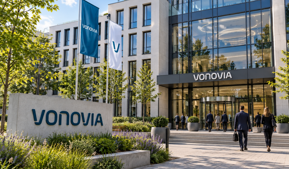 Vonovia share price slowly forms a risky inverted C&H pattern as risks rise